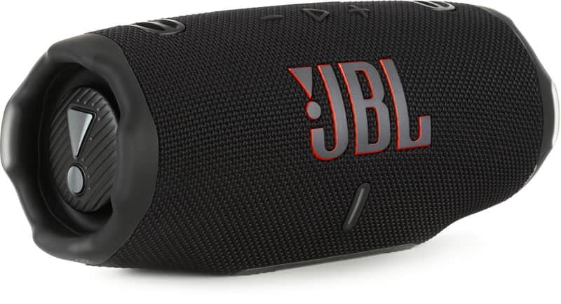 JBL Charge 6 Portable Waterproof Bluetooth Speaker - Black image 1