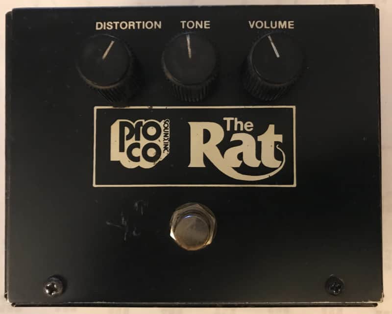 1981 ProCo RAT Distortion Pedal, Big Box, Tone Knob, Holy Grail image 1