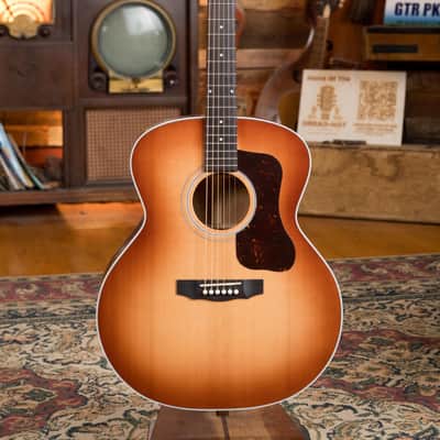Guild F-40 Standard Sitka/Mahogany Pacific Sunset Burst Jumbo Acoustic Guitar #0068 image 5