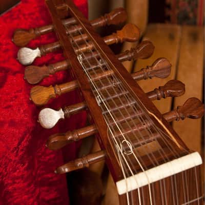 Roosebeck LT7DRSN-1 Deluxe 7-Course Lute Sheesham/Walnut with Gig Bag image 6