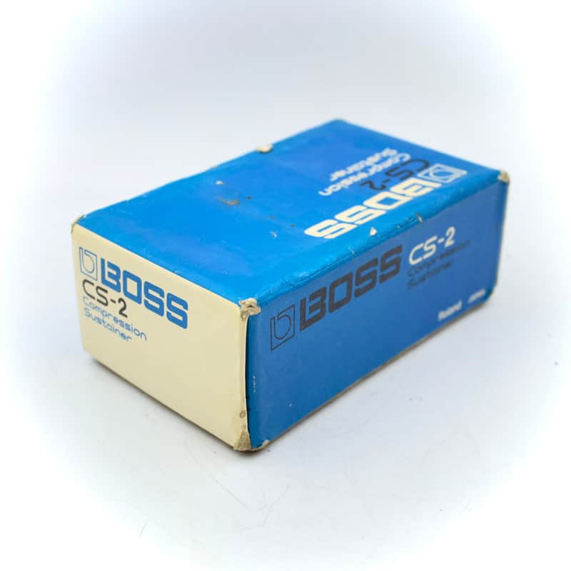 Boss CS-2 Compression Sustainer With Original Box 1983 Made in