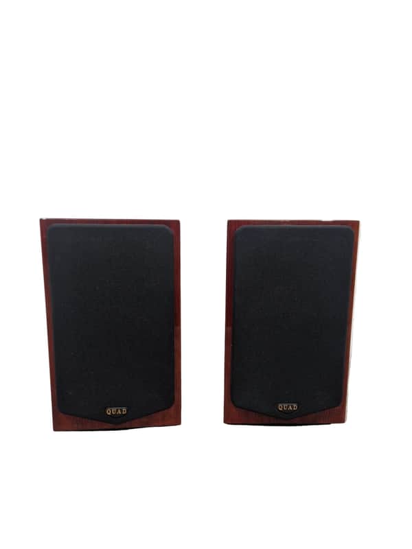 Quad 12 L Speaker Pair - Compact High-Fidelity - Very Good image 1
