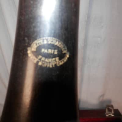 Evette & Schaeffer Buffet Crampon Paris Made in France Wooden Clarinet with case used Serviced for Sale image 13