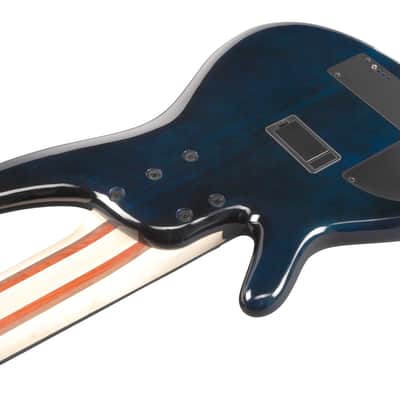 Ibanez SRAS7 CBS - Cosmic Blue Starburst Bass Workshop image 7