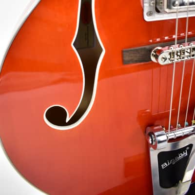 Gretsch G5420T Electromatic Hollow Body Single Cutaway with Bigsby 2021 Orange Stain 3378GR image 5
