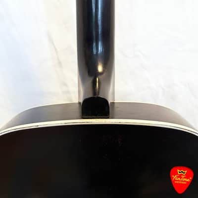 1960s Silvertone 658 “Tuxedo” Archtop Acoustic Guitar by Kay – “The Wolf” image 12