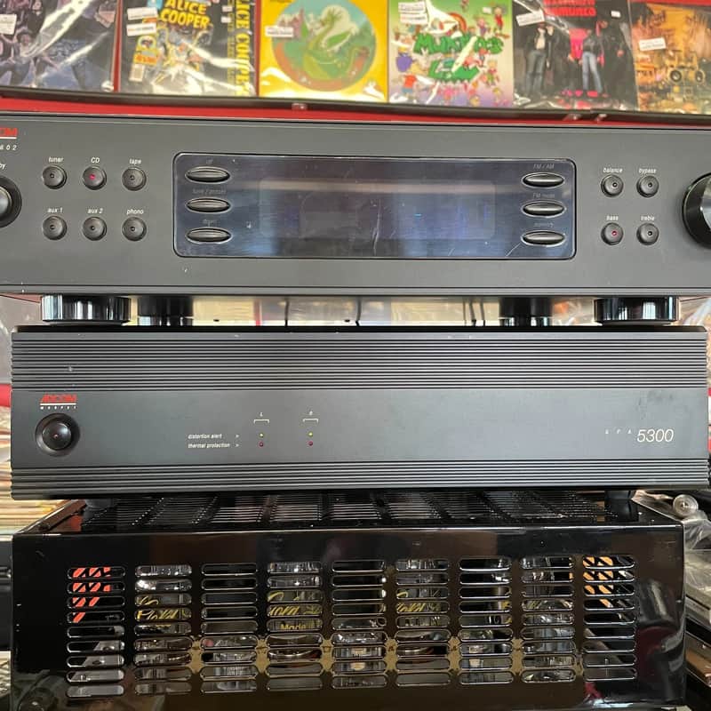 ADCOM GFA-5300 Stereo 2-Channel Power Amplifier 80WPC 8Ω TESTED WORKS GREAT