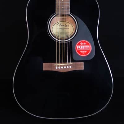 Fender CD-60 Dreadnought V3 with Case, Walnut FB, Black image 1