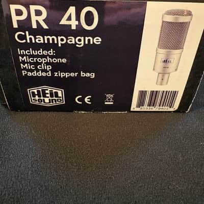 Heil PR40 Large Diaphragm Dynamic Microphone 2020s -Champagne image 6