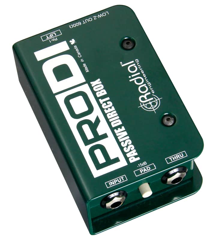 Radial ProDI Passive Direct Box for Stage and Studio image 1