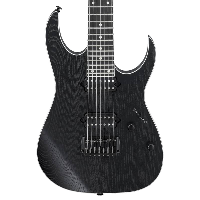 Ibanez RGR762AHBFWK RG Prestige 7-String Electric Guitar Weathered Black image 1