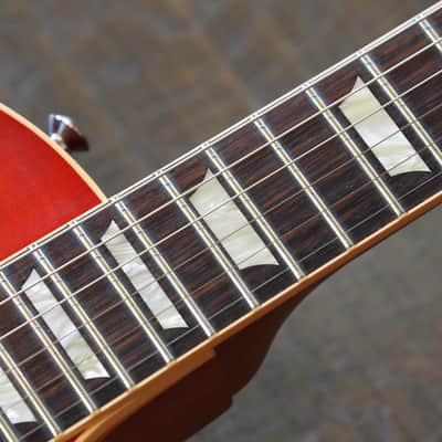 MINTY! 2006 Gibson Custom 1958 Les Paul Standard Reissue Electric Guitar Cherry Sunburst + COA OHSC image 9