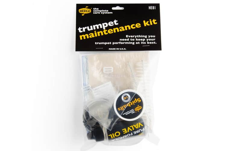 Herco Trumpet Maintenance Kit "everything you need to keep your trumpet performing at its best" Made in USA image 1