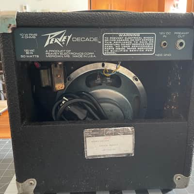 Peavey Decade 10-Watt 1x8" Guitar Combo 1980s - Black Bild 3