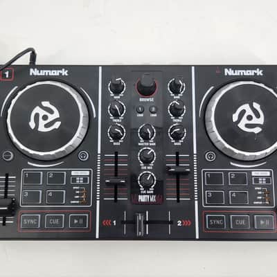 Numark PartyMix DJ Controller with Light Show 2010s - Black image 2