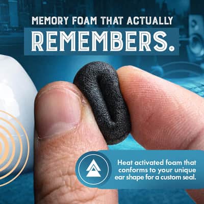 Dekoni Audio Memory Foam Earphone Tips for Apple Airpods Pro 3 - Large 3 pack image 4