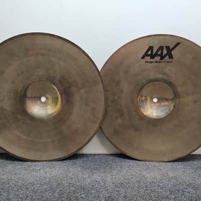 Sabian 14" AAX Stage Hi-Hat Cymbals (Pair) 2002 - 2018 - Natural image 2