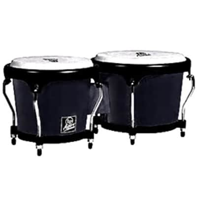 LP Latin Percussion Aspire Fiberglass Bongos - Black image 4
