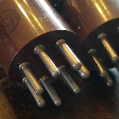 Pair 1625 VT-136 RCA JAN USN NOS tested radio audio vacuum tubes valves 1943-1944 Type image 4
