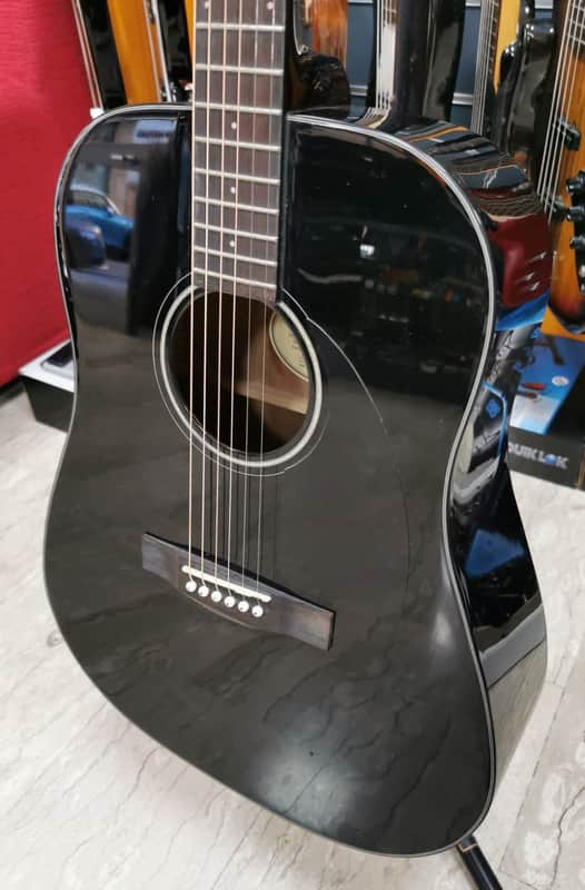 Fender CD-60 BK-DS-V2 Black acoustic guitar image 1