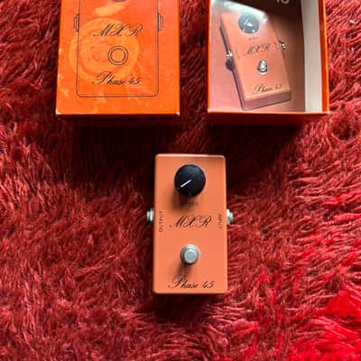 MXR MX-105 Script Phase 45 1973 - 1975 - Orange with Box and Spec Sheet image 4