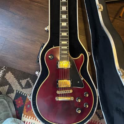 Gibson Les Paul Custom 1975 - Maroon image 1