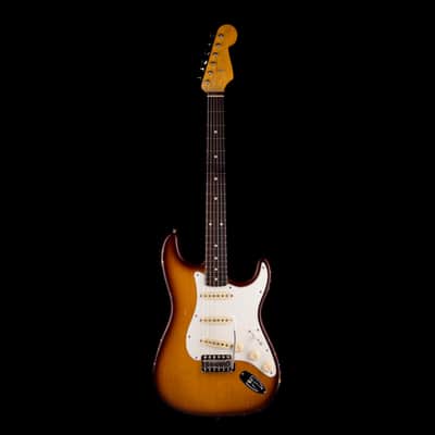 Used Partscaster S-Style Whiskey Sunburst Electric Guitar image 2