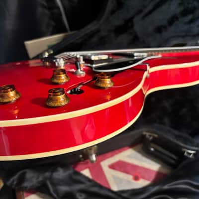 Epiphone Dot Deluxe with Rosewood Fretboard Red Electric Guitar Upgraded Pickups plus Case image 5