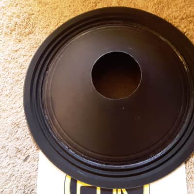 12" ELECTRO VOICE 12L & MORE RECONE 12" CONE BLACK GUITAR SPEAKER PA SPEAKER PMR image 3