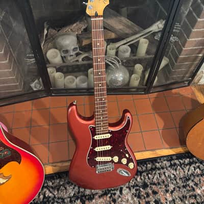 2021 Fender Player Plus Stratocaster – Aged Candy Apple Red – Fender Hardshell Case image 1