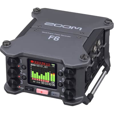 Zoom F6 6-Input / 14-Track Multitrack Field Recorder (Open Box) image 3