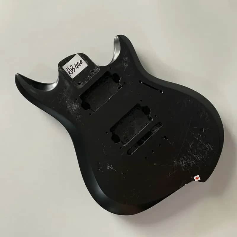 Solid Basswood Guitar Double Cutaway Body DIY Project image 1