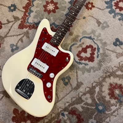 Fender 1993 MIJ 1966 Reissue Jazzmaster Vintage White imagen 1