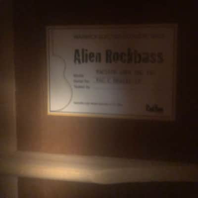 Warwick Alien 6 string acoustic bass, left handed image 5