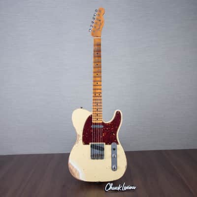 Fender Custom Shop 52 Telecaster Heavy Relic Guitar - Aged Vintage White - CHUCKSCLUSIVE - #R127109 image 2