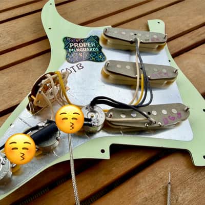 Proper Pickguards South of the Border Stratocaster Loaded Pickguard Equipped w/ Proper Passive—Mint Green, 11-Hole image 6