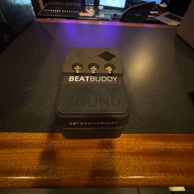 Singular Sound BeatBuddy Machine Pedal 10th Anniversary Edition 2025 - Black image 3
