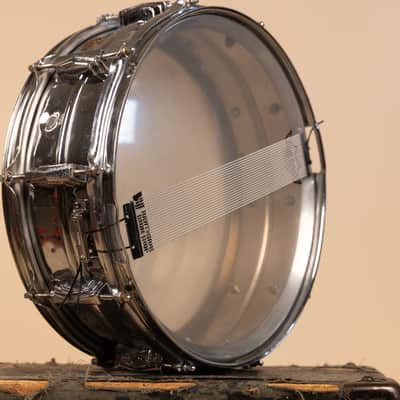 1960s Ludwig 5x14 Pre Serial Super 400 Chrome Over Brass Snare Drum image 13