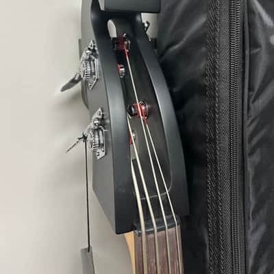 Warwick Rockbass Triumph Lite Electric Upright Bass Guitar - Solid Creme White High Polish image 4