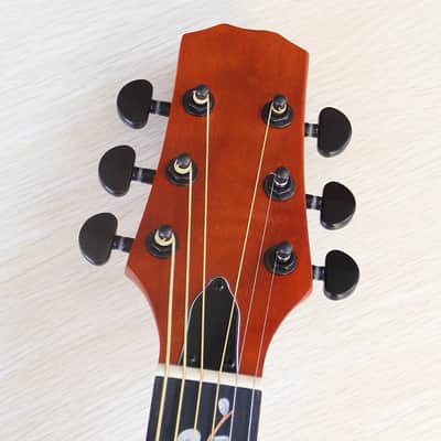 40 Inch Acoustic Electric Guitar, Spruce Top Body, Mahogany Neck, 20 Frets Fingerboard image 6