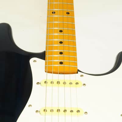 Good Fender Japan Stratocaster N Serial Electric Guitar Dark Blue Ref No.5501 image 6