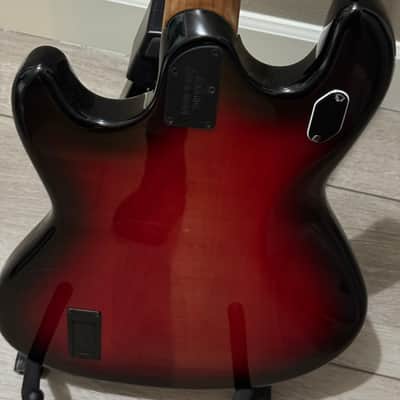 Ernie Ball Music Man StingRay HT with Maple Fretboard 2022 - 2024 - Raspberry Burst image 5