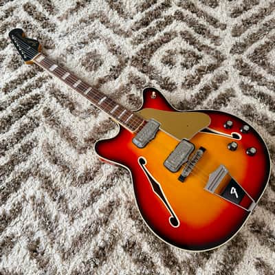 Fender Coronado II with Rosewood Fretboard 1967 - Sunburst image 5