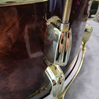Used Stone Custom Drums 6.5x14" Mahogany image 15