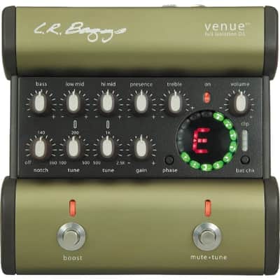LR Baggs Venue DI Acoustic Guitar Effect Pedal Bundle w/ 12x Picks and Liquid Audio Polishing Cloth image 7