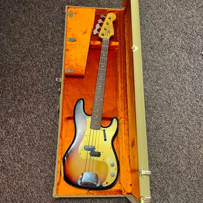 Fender Custom Shop Limited Edition '59 Precision Bass Relic Sunburst w/ OHSC image 10