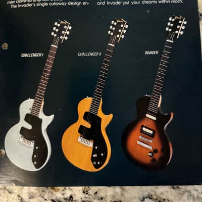 Gibson American series Catalog Corvus I II iii invader Challenger 80s image 4