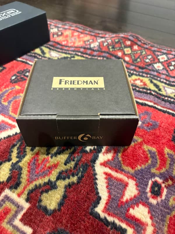 Friedman Buffer Bay 6 Buffer/Patch Bay - Black with Gold Faceplate image 1