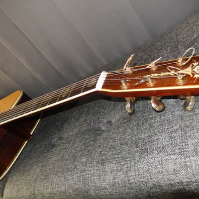 MADE IN JAPAN 1976 - RIDER R500D - AMAZING - MARTIN D45 STYLE - ACOUSTIC GUITAR image 6