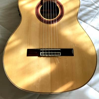 VV: RARE Cordoba GK Studio Ltd Flamenco Negra guitar, pup, nice bag, AMAZING WOOD, BEST PRICE image 22